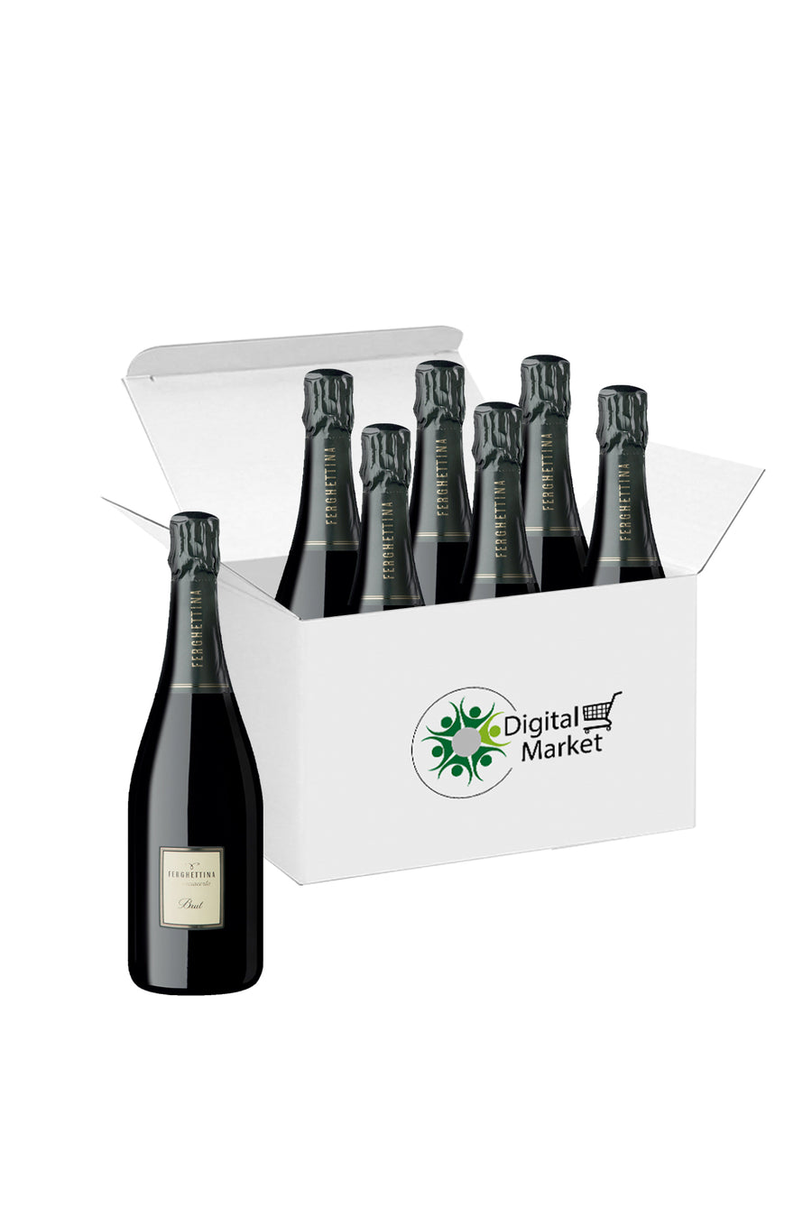 FRANCIACORTA BRUT FERGHETTINA 0,75l Confezione da 6 Bottiglie