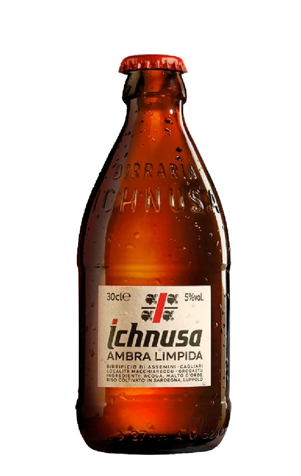 Birra ICHNUSA AMBRA LIMPIDA 0,30cl