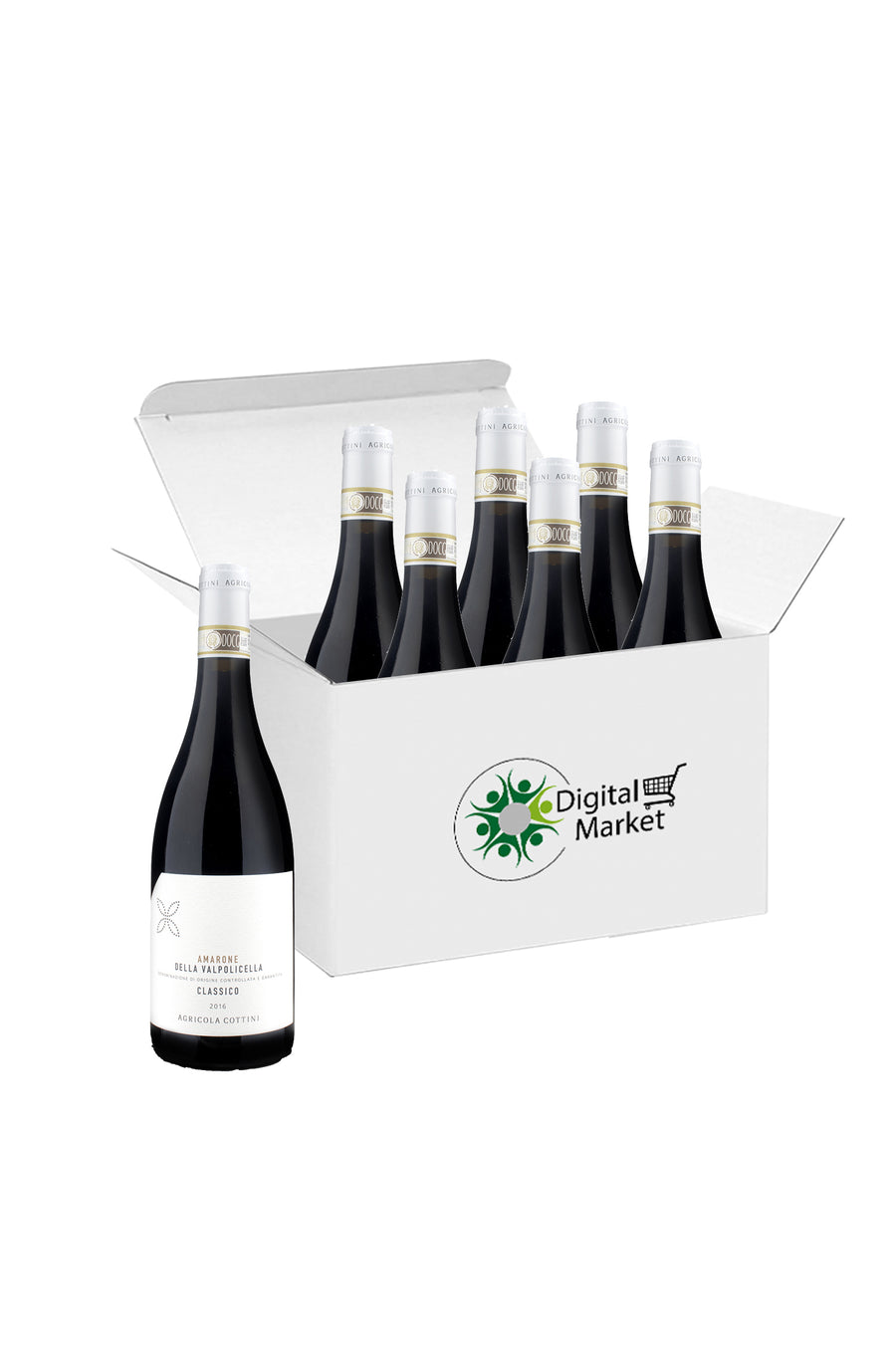 AMARONE DELLA VALPOLICELLA AGRICOLA COTTINI DOCG 0,75l Confezione da 6 Bottiglie